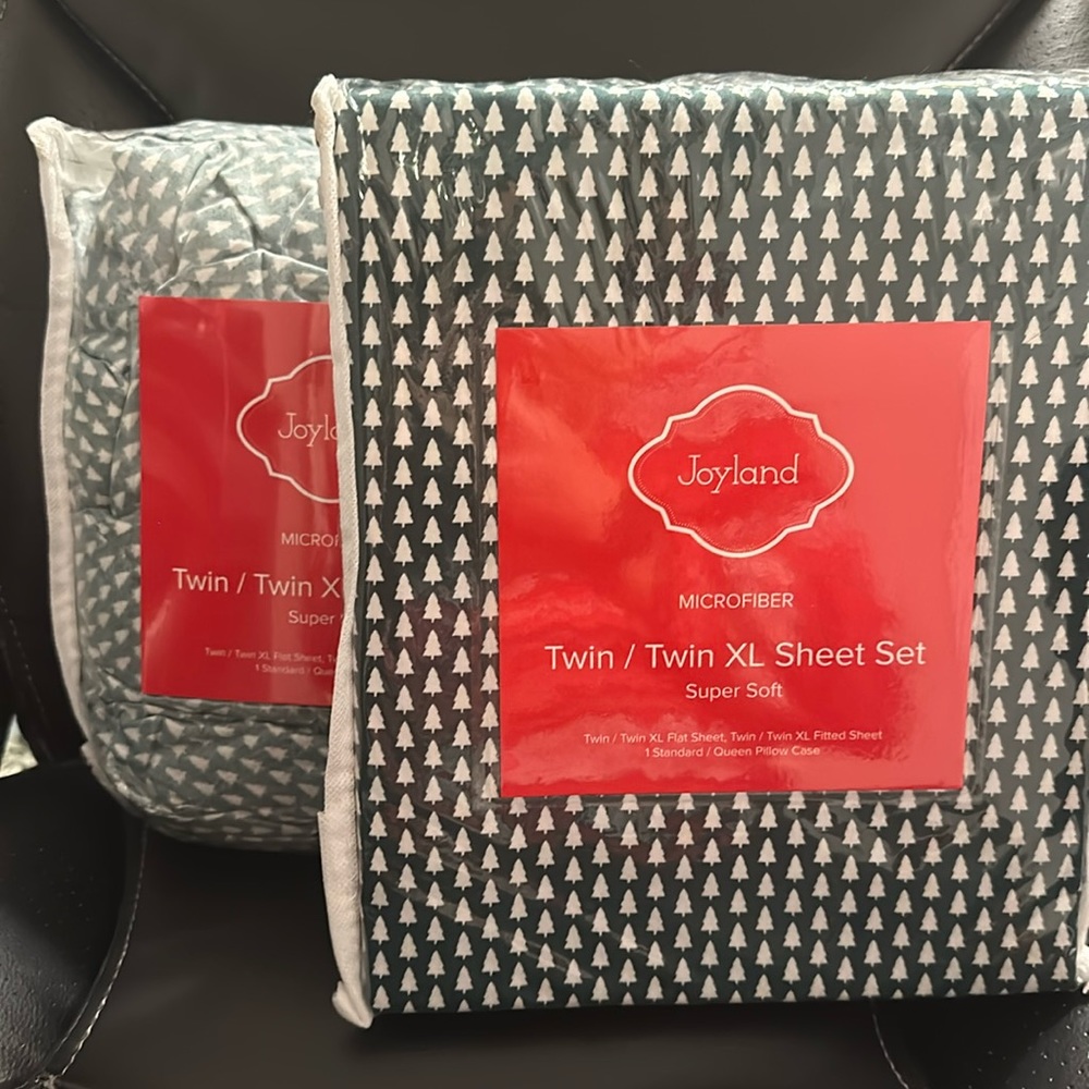 Joyland Christmas Sheets Twin Twin XL